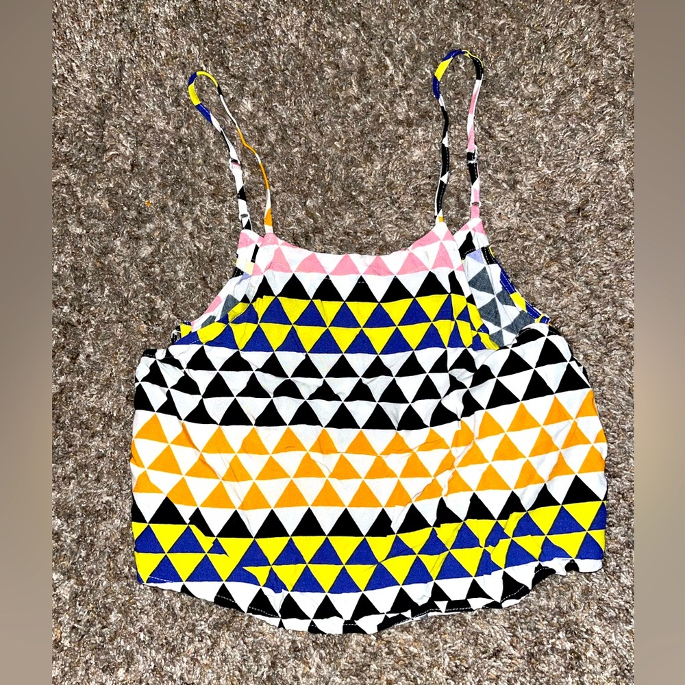 Colorful crop top